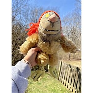Where The Wild Things Are Sipi 12" Plush Stuffed Doll Library Teacher Vtg 1980s
